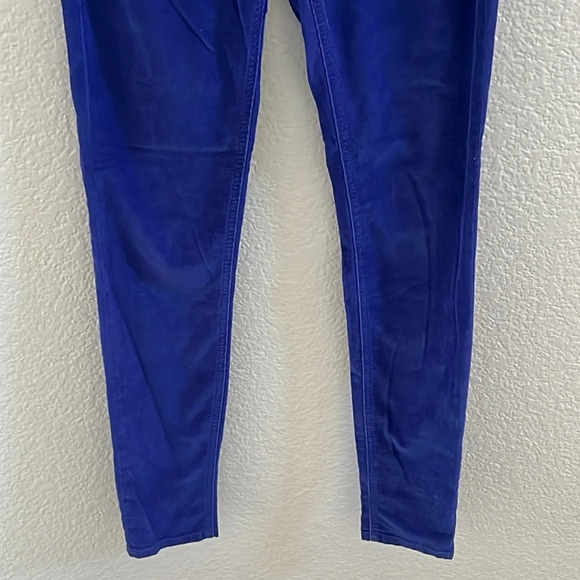 Madewell Womens Skinny Stretch Cords Corduroy Pants Indigo Blue 25/32 - Picture 4 of 6